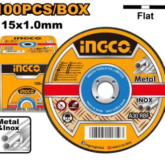 115X1.0X22.2 Cutting Disc 100 Pack Ingco