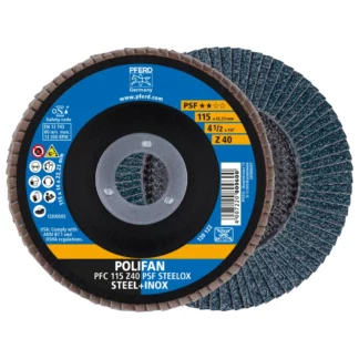 115X22 Flap Disc 40g PFERD