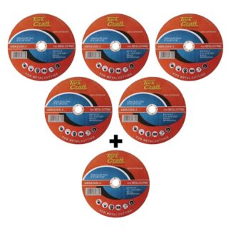 115x1 Cutting Disc 5+1 Pack (Tork Craft)