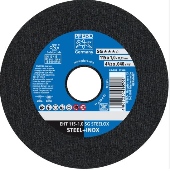 115x1.0 SG Steelox ea