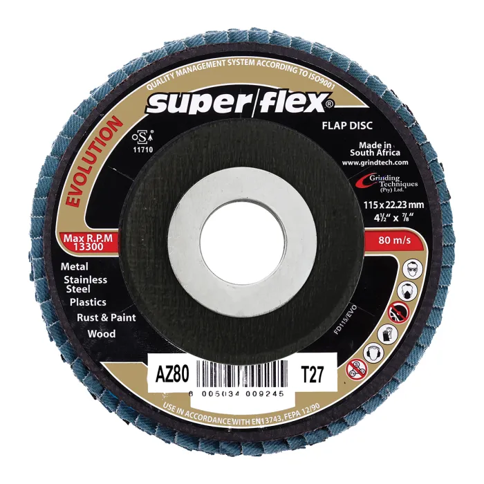 115x22 Evolution Flap Disc 80 (SuperFlex)