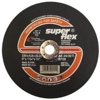 230X6.8X22.23 A30 Grinding Disc T27 G/W (SuperFlex)