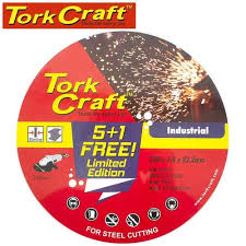 230x1.8 Cutting Disc Metal Industrial 6 Pack (Tork Craft)