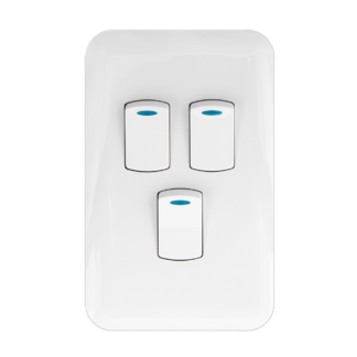Light Socket 100X50 3Lever 1Way