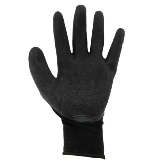 All Flex Latex Foam Glove Black Nylon XL