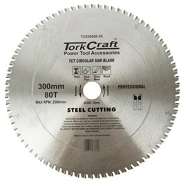 300x80T Cutting Steel Blade TCT (Tork Craft)