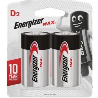 Energizer Max D - 2 Pack
