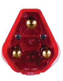 Dedicated Plug Top 16A 3Pin (Red Plug)