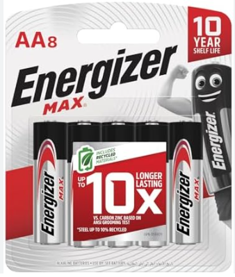 Energizer - AA Batteries 8 Pack
