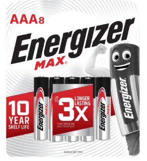 Energizer - AAA Batteries 8 Pack