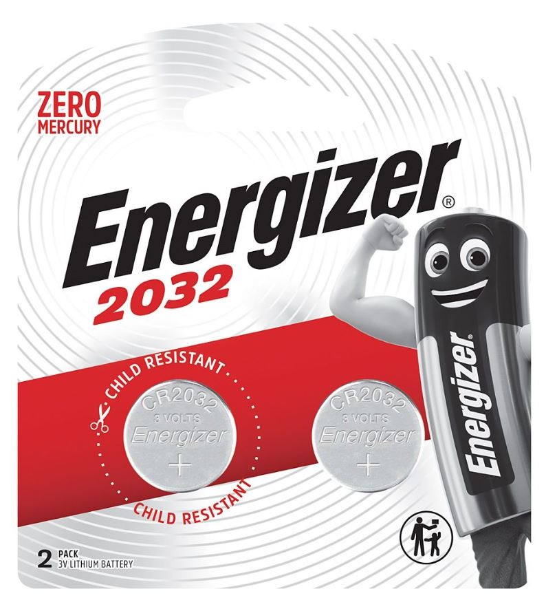 Energizer 2032 3V Lithium Coin Battery Card