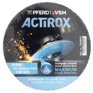 115X22#36 Actirox 5 Pack Disc Fibre (PFERD)