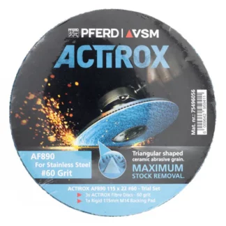 115X22#60 Actirox 5 Pack Disc Fibre (PFERD)