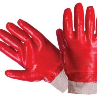 Glove Red standard PVC