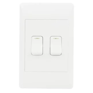 Light Socket 100X50 2Lever 1Way