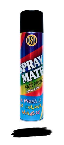 Spraymate - Satin Black 250ml
