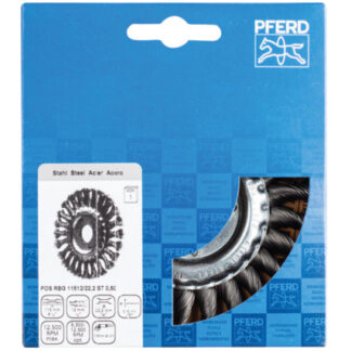 Wheel brushes, knotted, universal