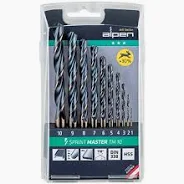Drill Set Alpen 10-pcs 1 -10 x 1mm set