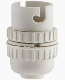 Lampholder Nylon B22 Cord Grip 10mm White