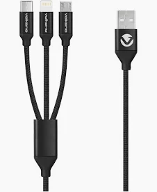 Volkano 3-in-1 Braided Cable