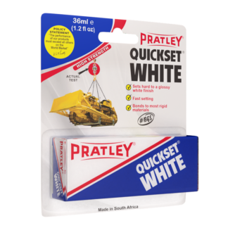 Pratley Putty Quickset White 100g