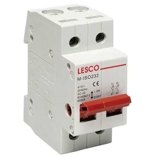 LESCO Circuit Breaker 3KA 40Amp 2P