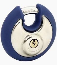 Padlock Discus 70mm Blue