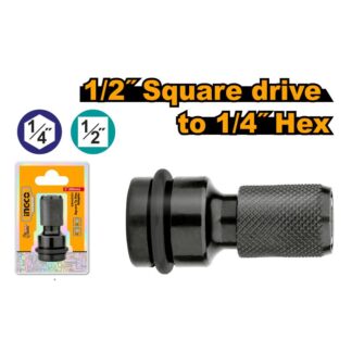 INGCO Square to Hex Adapter 1/2 SQ to 1/4 Hex