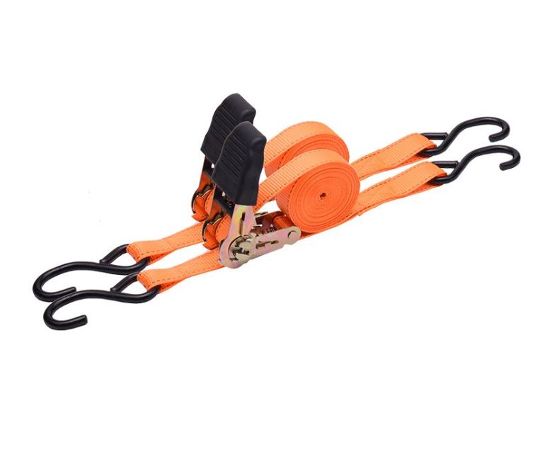 2Pcs ratchet tie down set 25mm x 5m - Image 2
