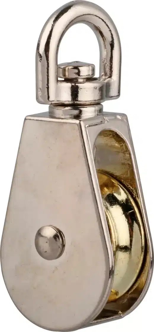 Pulley Swivel Single Nickle Plated 25mm