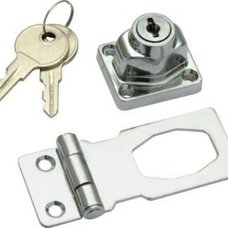 Hasp and Staple with Lock 64mm